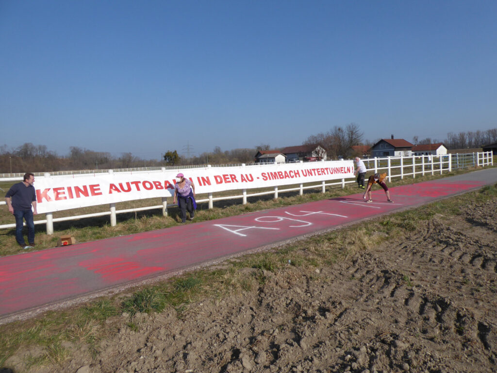 Der Stadtverein Simbach lädt im März 2022 zur Besichtigung des geplanten offenen Autobahnverlaufs durch Simbach am Inn